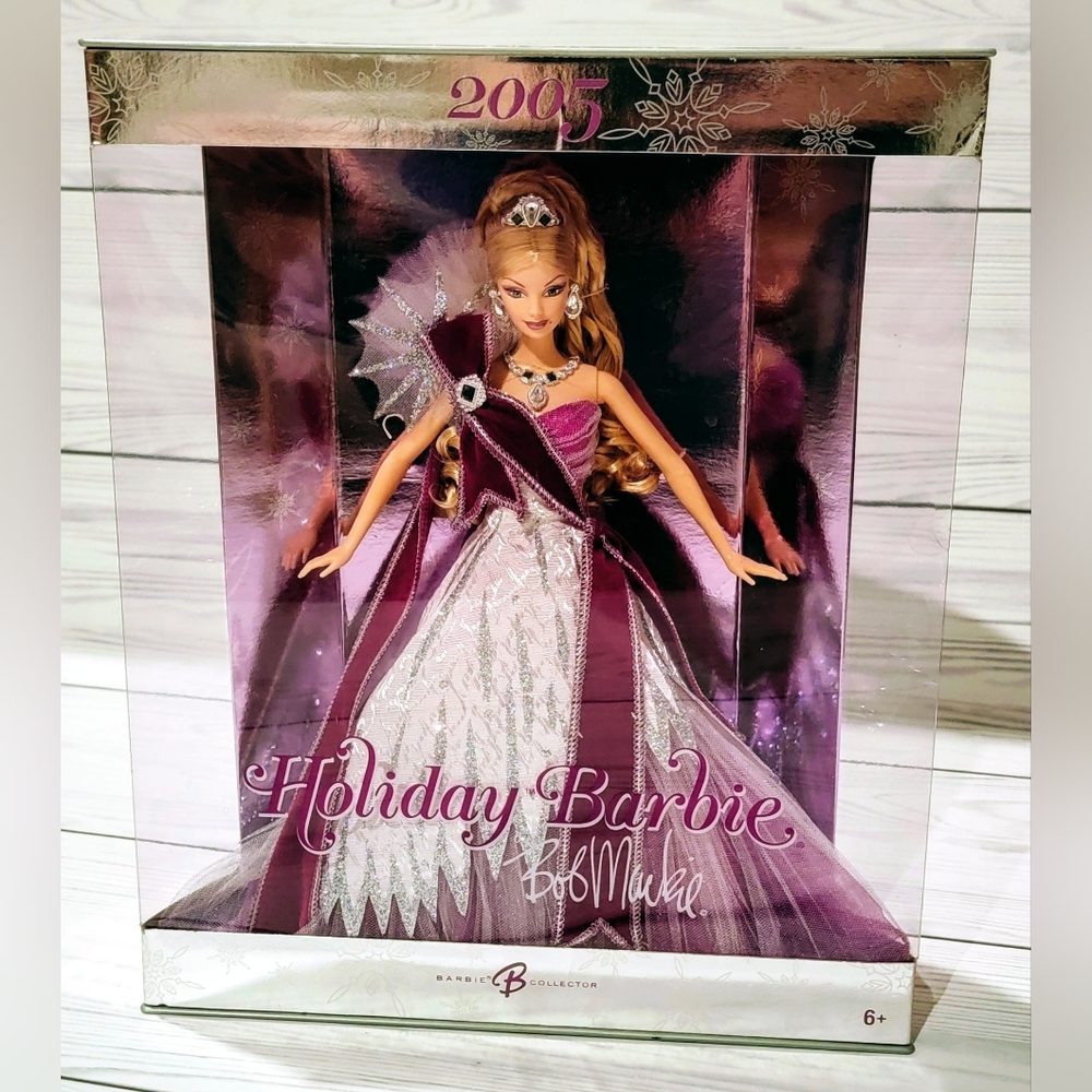 2005 Holiday Barbie in Purple and White Gown, Unopened, Sealed Box